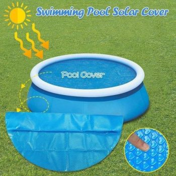 8/10/12/15Ft Round Anti Sun Dust Proof Inflatable Swimming Pool Protective Cover