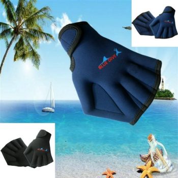 Adult And Child Swimming Webbed Dew Refers To Duck-Paw-Like Diving Gloves For Men And Women Paddling Winter Training Equipment