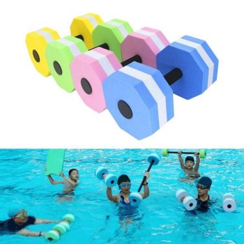 Aquatic Dumbells Set Of 2 Water Dumbells Pool Resistance Water Weight Water Aerobics High-Density-Eva-Foam Pool Fitness Sun