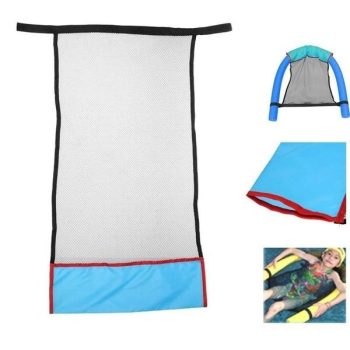 Chic Polyester Floating Pool Noodle Sling Mesh Chair Net For Swimming Pool Bed Seat