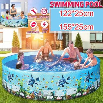 Non-Inflatable Swimming Pool Tarpaulin Round Pool No Air Pump Pool Baby Hard Rubber Plastic Pool Children Bath Swimming Pool